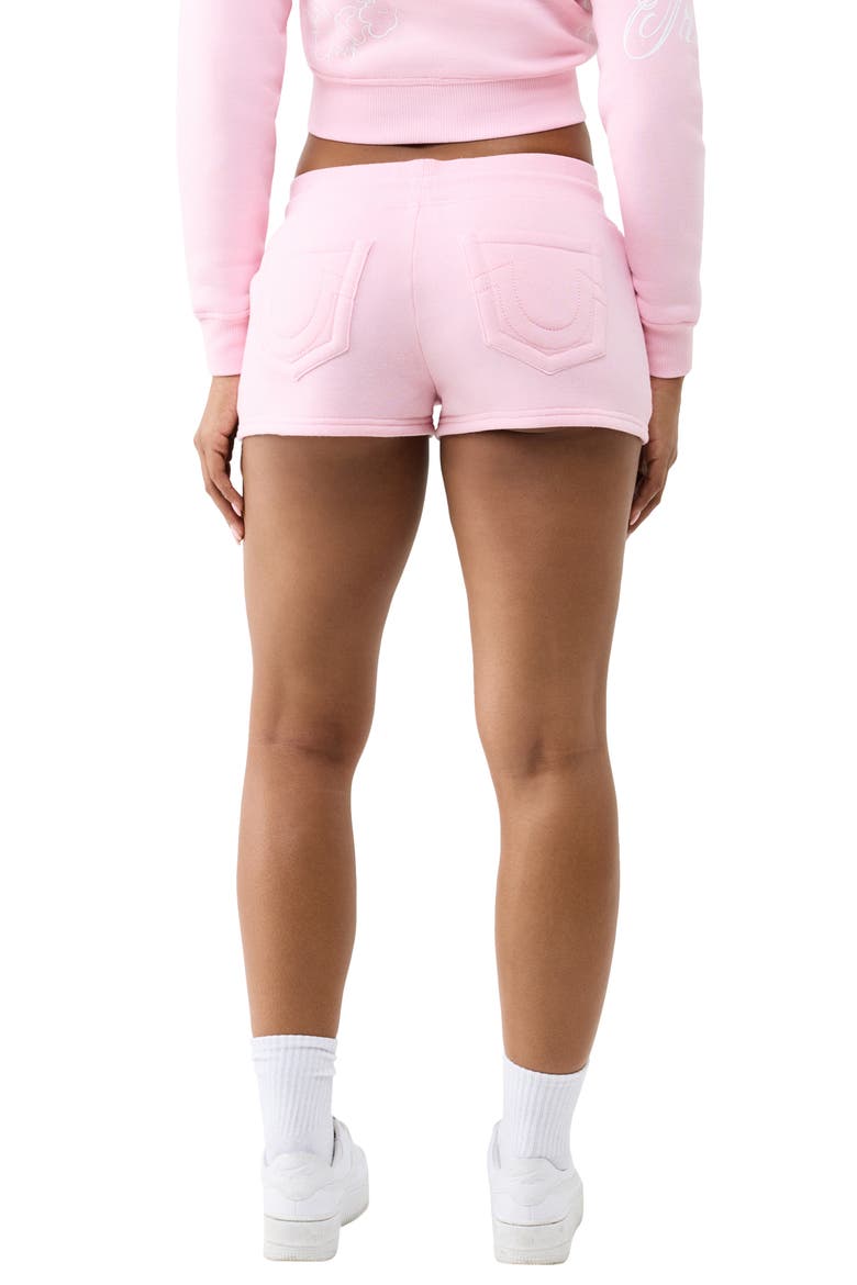 Embroidered Tiger Joey Shorts, Alternate, color, ORCHID PINK