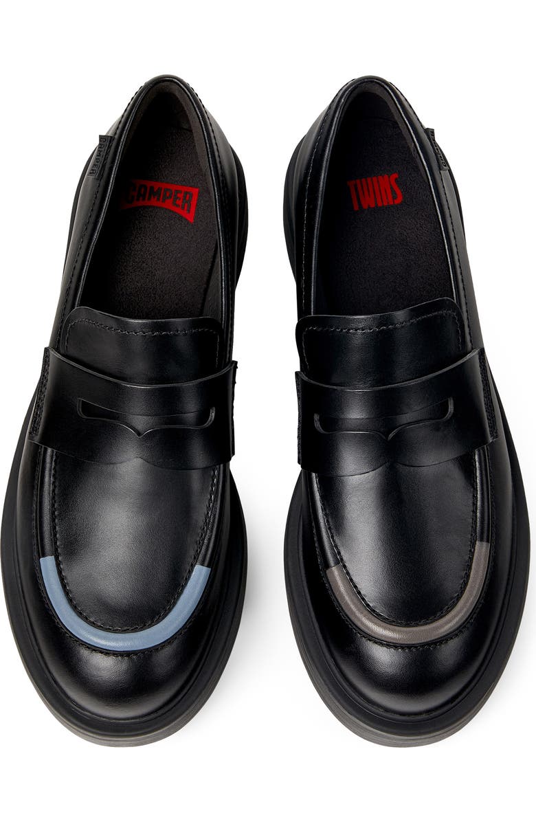 Camper Dean Mismatched Penny Loafers, Main, color,