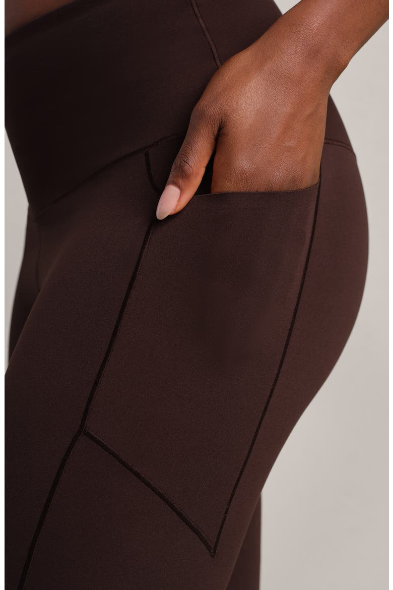 Revive Pockets 7/8 Leggings, Alternate, color, DARK ESPRESSO