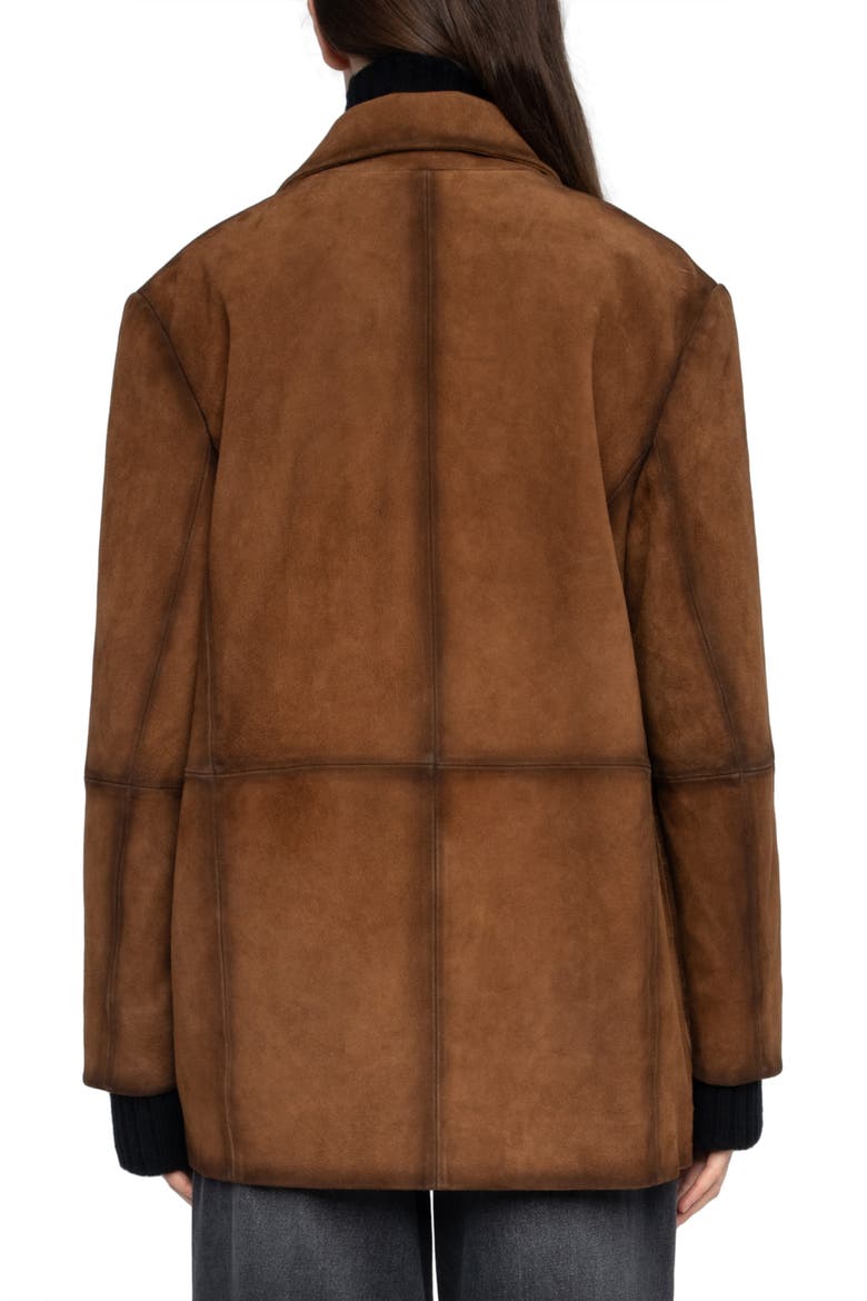 Venezia Suede Jacket, Alternate, color, COGNAC