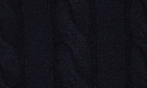 Mango Cable Stitch Sweater Vest In Dark Navy