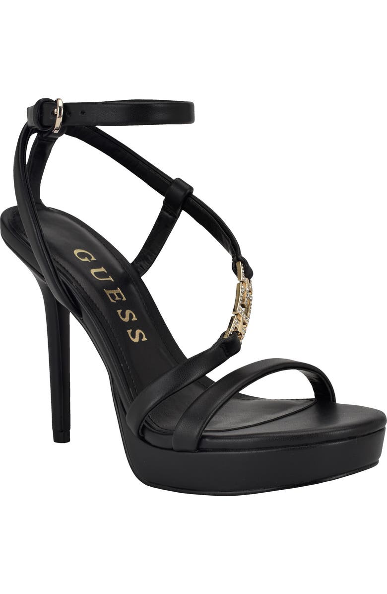 GUESS Lucier 2 Strappy Platform Sandal, Main, color,