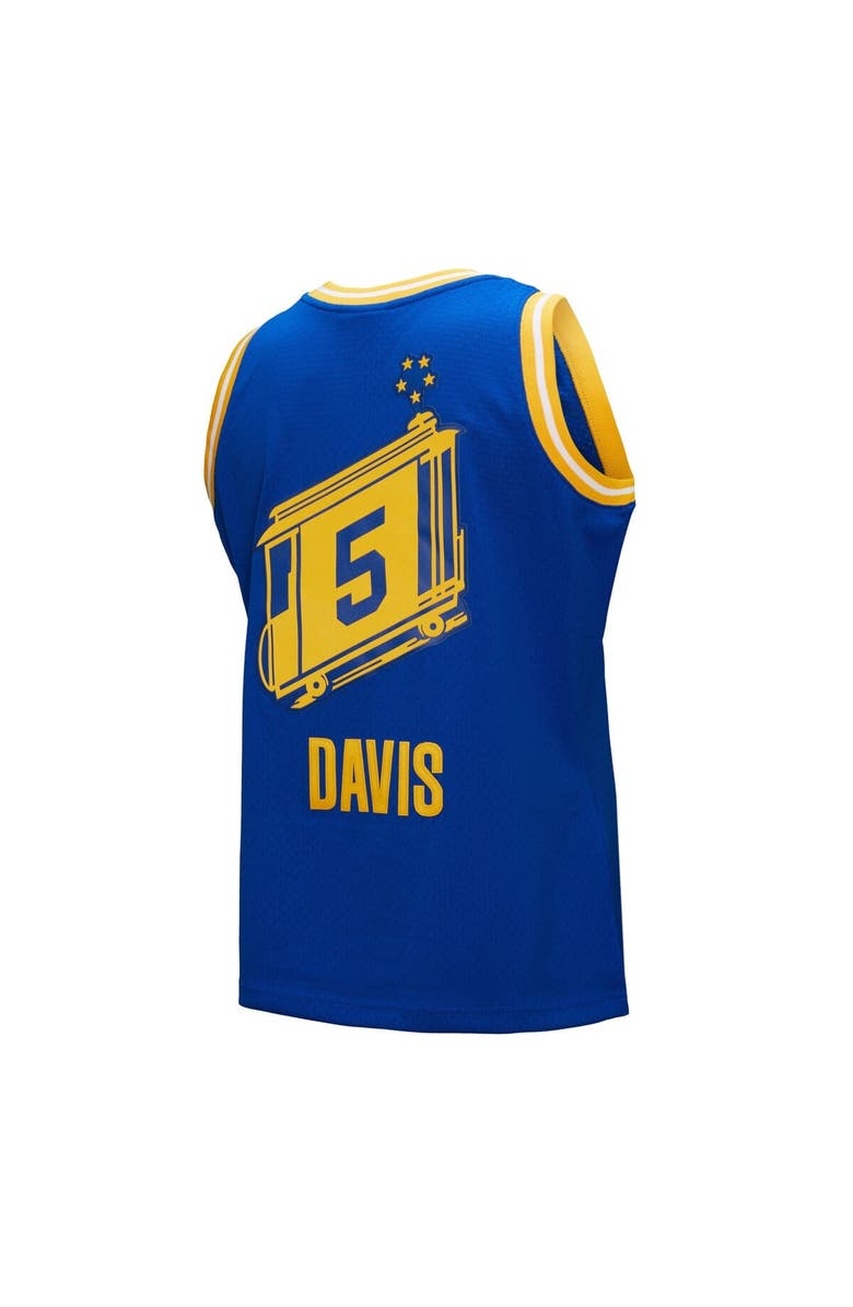 Mitchell & Ness Men's Mitchell & Ness Baron Davis Royal Golden State Warriors Hardwood Classics 2004/05 Swingman Jersey, Alternate, color, Royal