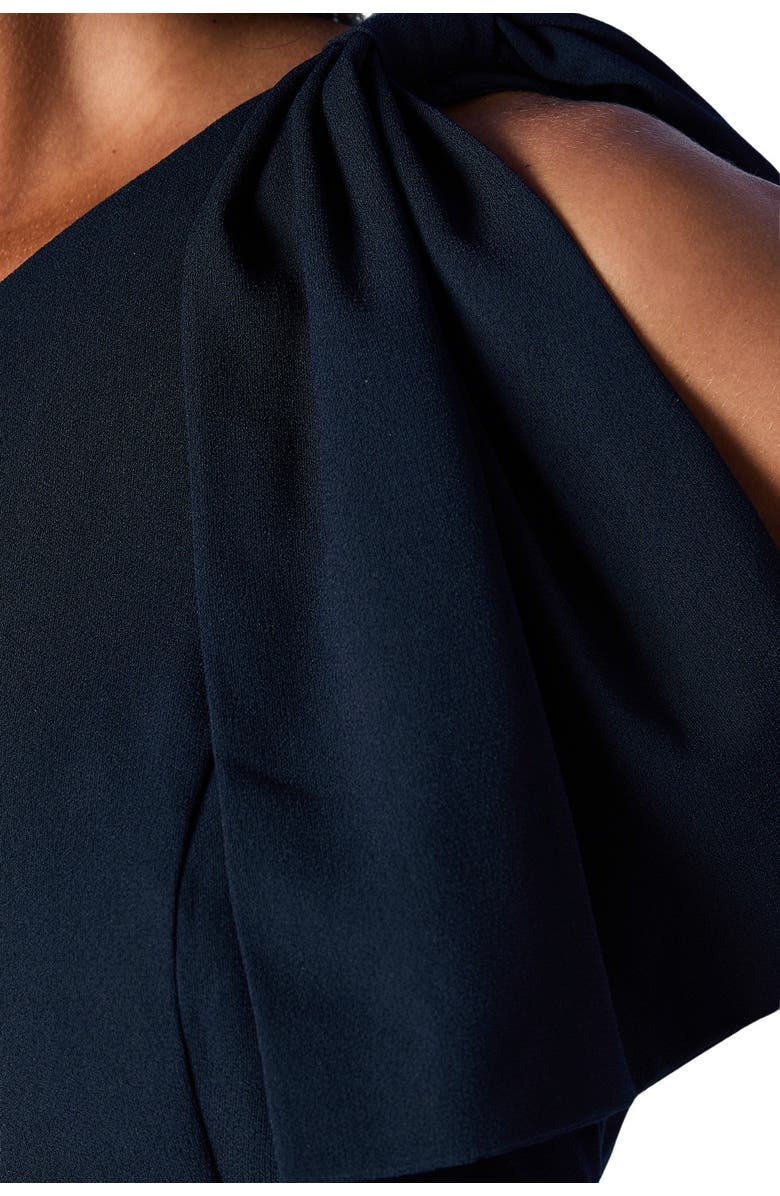 Coast One Shoulder Maxi Bridesmaid Dress, Alternate, color, Navy