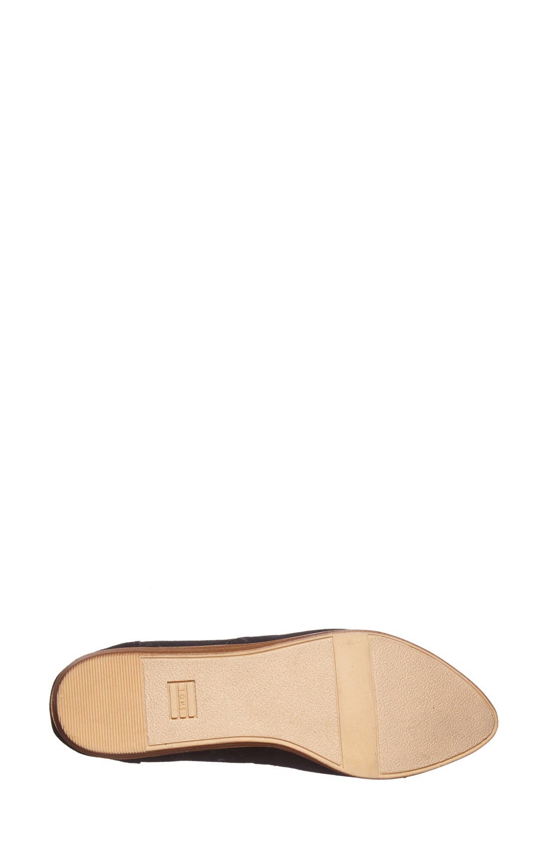 TOMS 'Jutti' Suede Slip-On, Alternate, color, 
