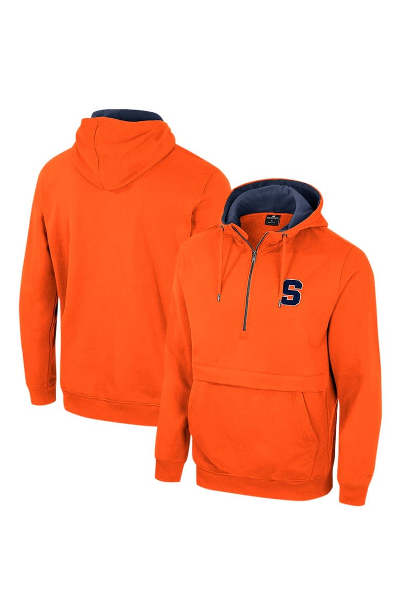 COLOSSEUM Men's Colosseum Orange Syracuse Orange Half-Zip Hoodie, Alternate, color, Orange