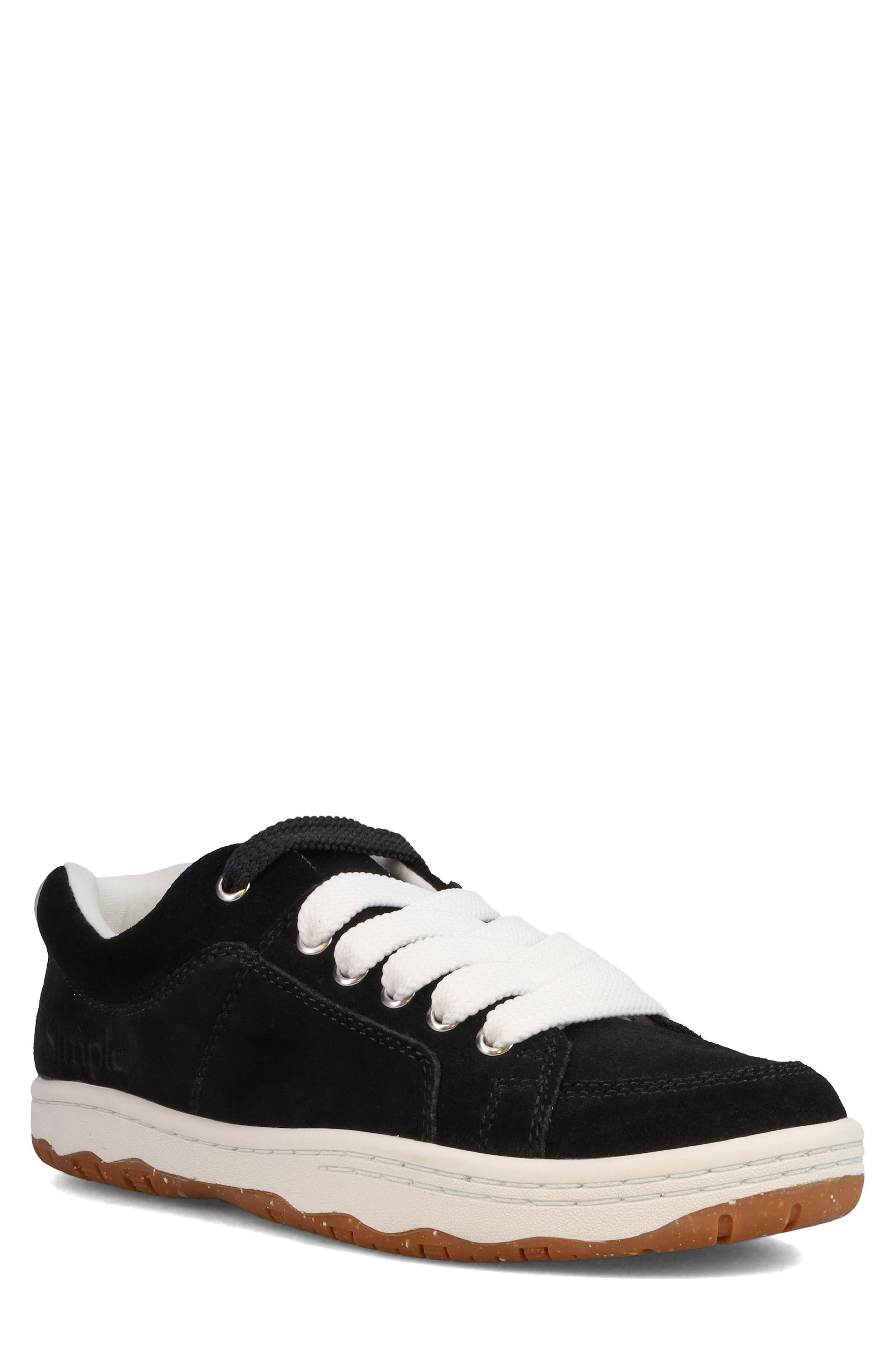 Standard Issue Low Top Sneaker, Main, color, BLACK