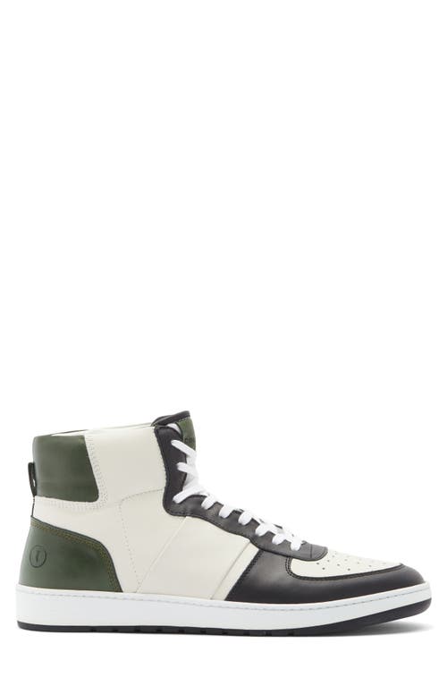 Collegium Pillar Destroyer High Top Sneaker In Green