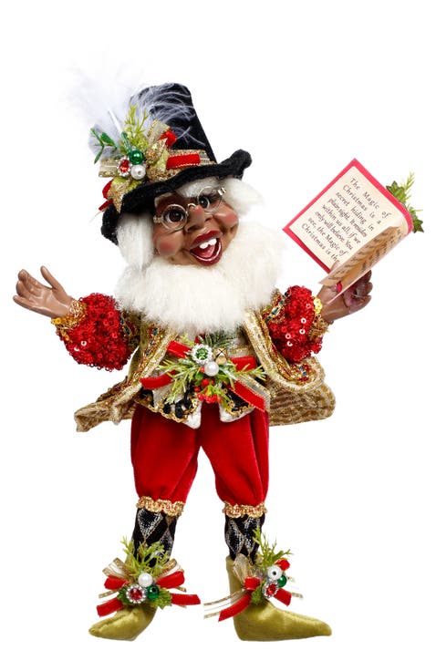 African American Christmas Carol Elf,  Small