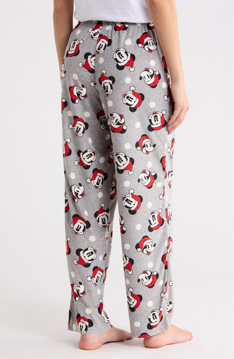 Disney Mickey Mouse Pajama Pants, Alternate, color, Grey Print
