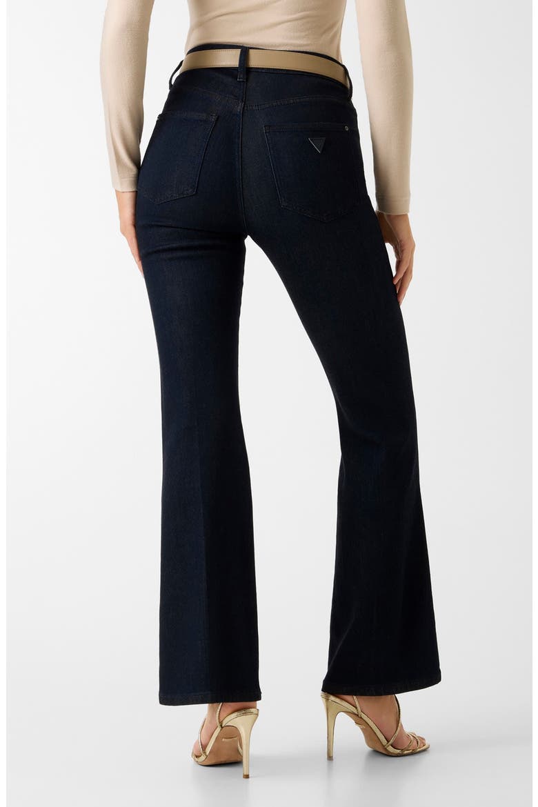Belle High Waist Flare Leg Jeans, Alternate, color, BLUE