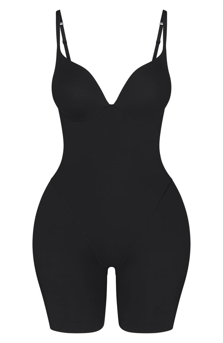 SKIMS Ultimate Body Butt & Hip Enhancing Bodysuit, Alternate, color, Onyx