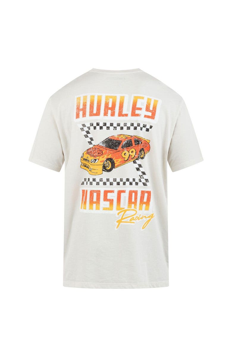 Hurley Men's Hurley x Everday Cream NASCAR Everyday Faster T-Shirt, Alternate, color, Cream