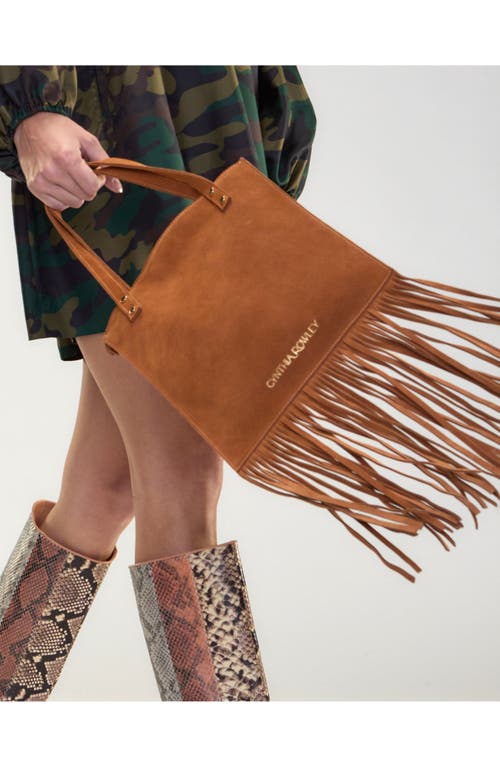 CYNTHIA ROWLEY CYNTHIA ROWLEY FELICITY FRINGE SUEDE TOTE 