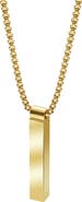 GEOFFREY BEENE Men's Vertical Bar Pendant Necklace