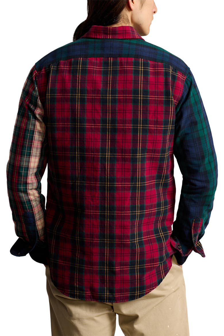 Plaid Classic Fit Brushed Oxford Button-Down Shirt, Alternate, color, FUN SHIRT