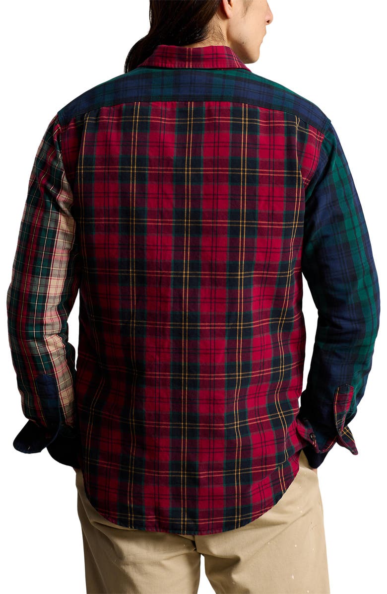 Polo Ralph Lauren Plaid Classic Fit Brushed Oxford Button-Down Shirt, Alternate, color, Fun Shirt