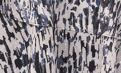 Halogenr Halogen(r) Printed Tiered Dress In Antarctica