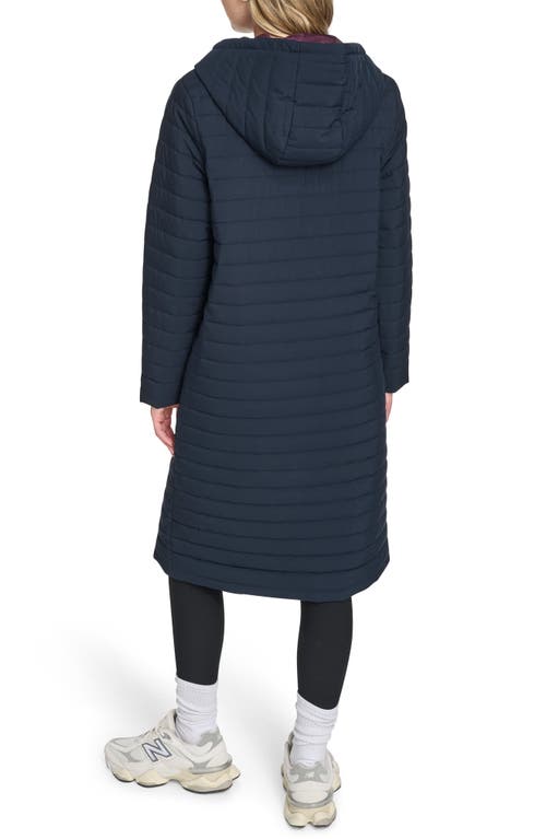 Champion Hooded Puffer Coat In Blue