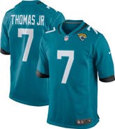 Nike Men's Nike Brian Thomas Jr Teal Jacksonville Jaguars  Player Game Jersey