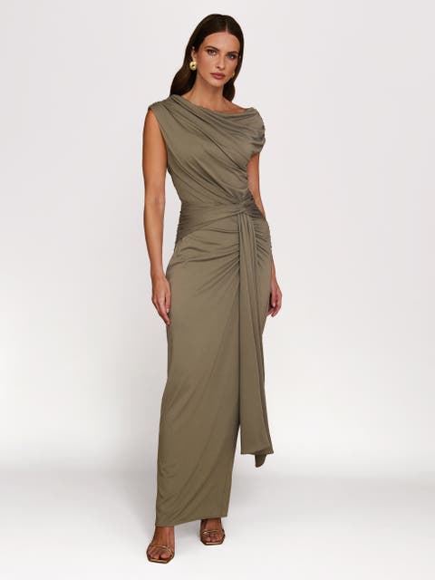 Knot Detail Maxi Dress