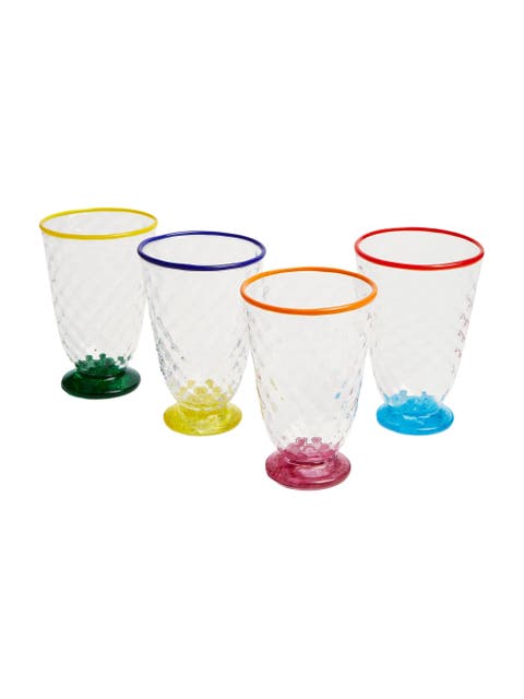 Quilted Glasses Set Of 4