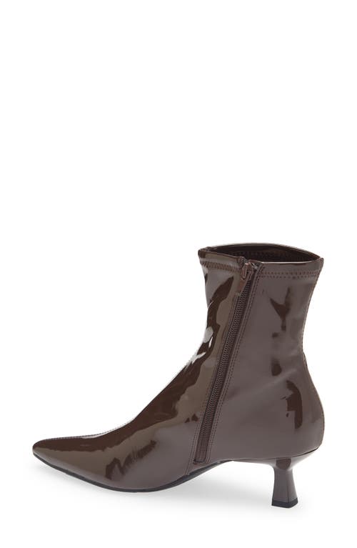 Open Edit Rhila Bootie In Brown Soil Patent