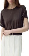 MANGO Linen T-Shirt