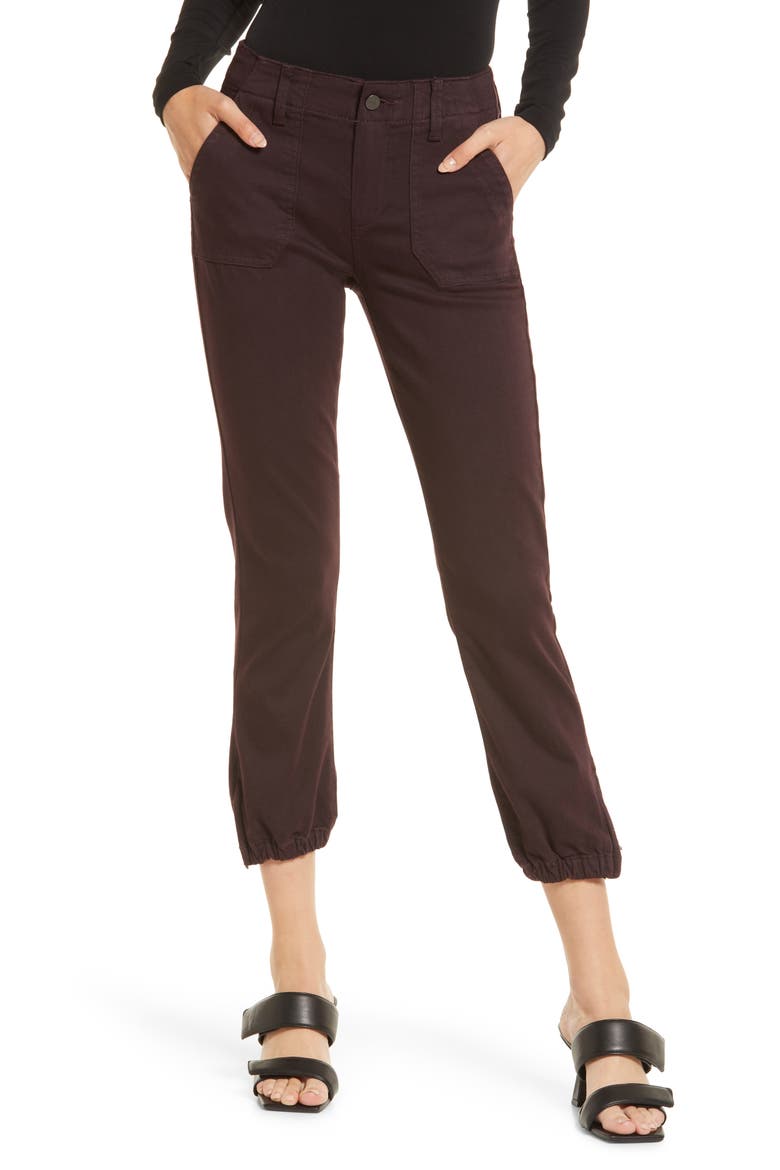 Mayslie Jogger Jeans, Main, color, VINTAGE BLACK CHERRY