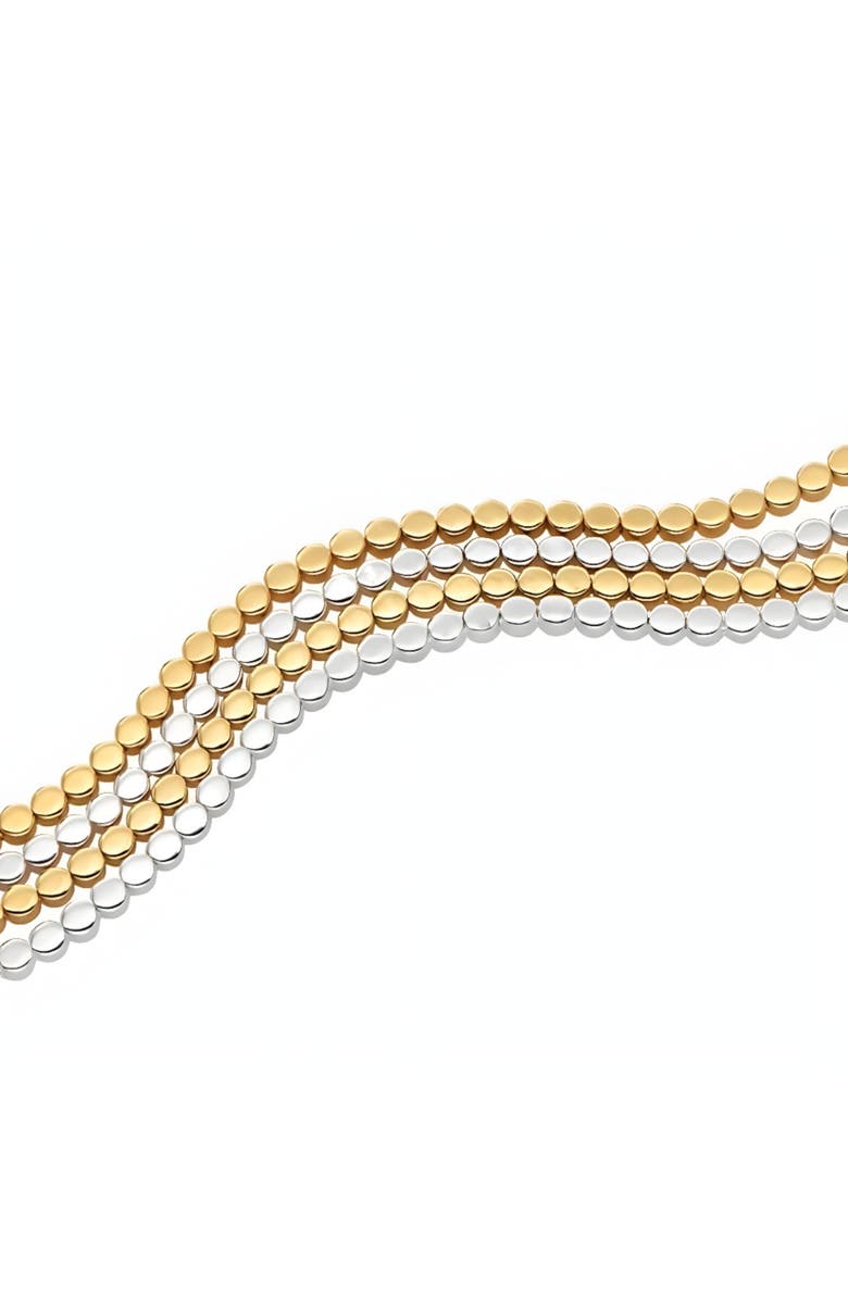 Oak & Luna Classic Dot Bracelet in Gold Vermeil, Alternate, color, Sterling Silver