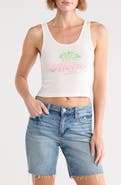Hurley Greetings Scoop Neck Crop Tank
