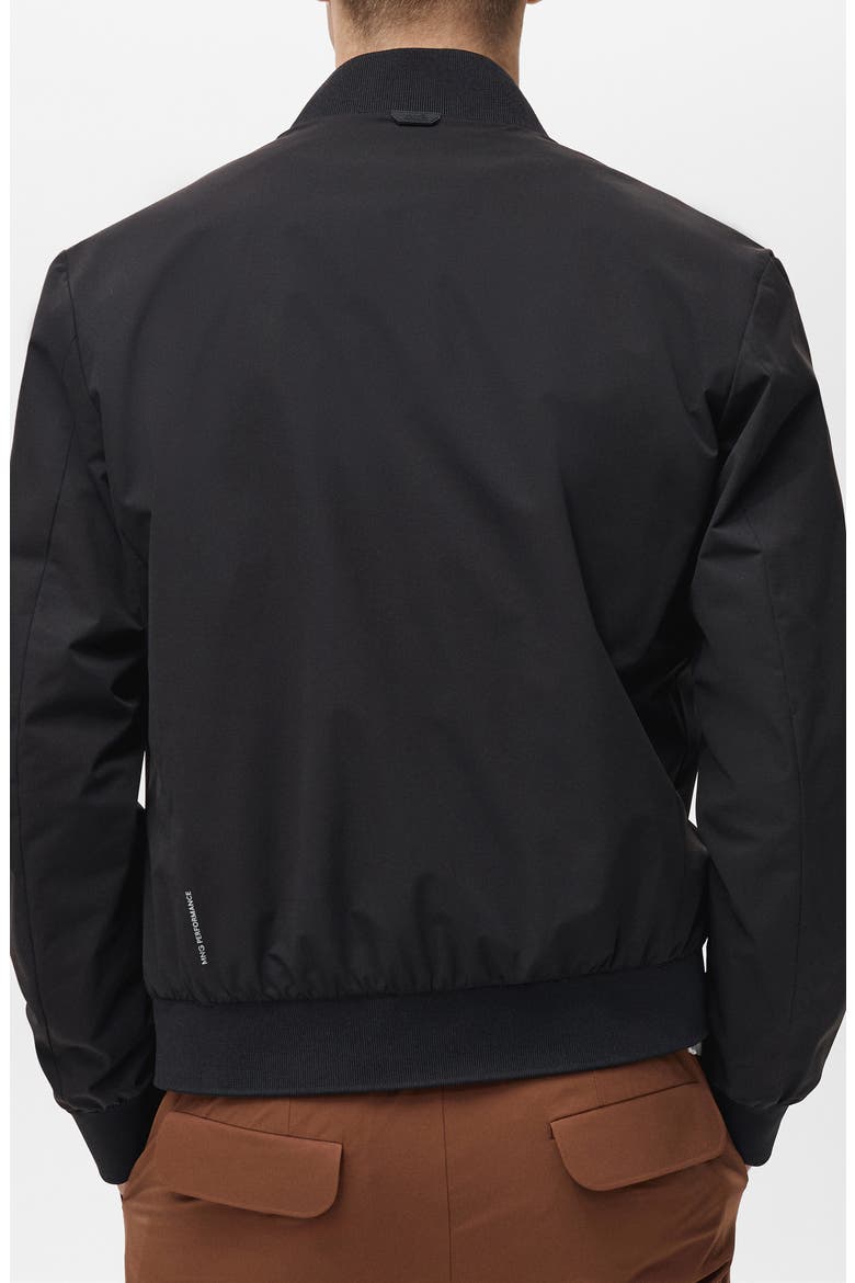 Waterproof Bomber Jacket, Alternate, color, BLACK