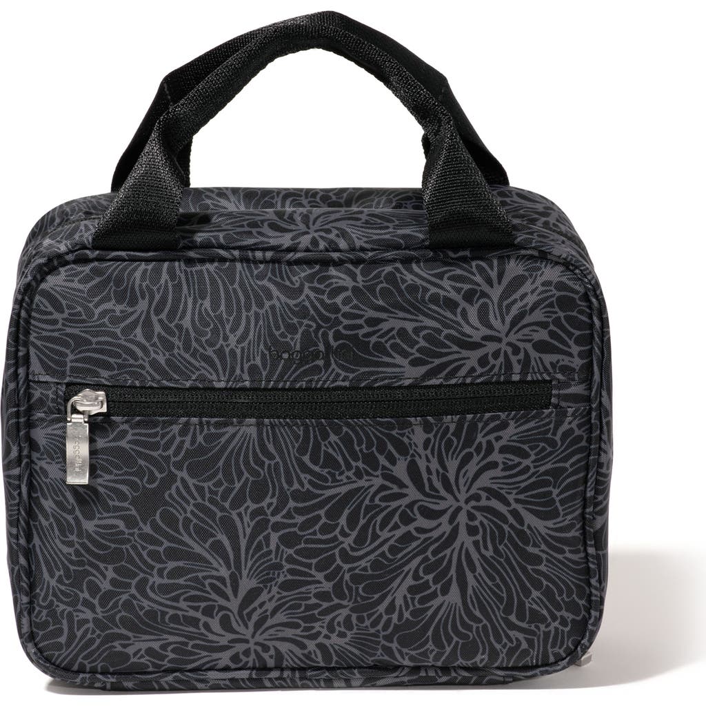 Baggallini Hanging Travel Toiletry Kit In Midnight Blossom