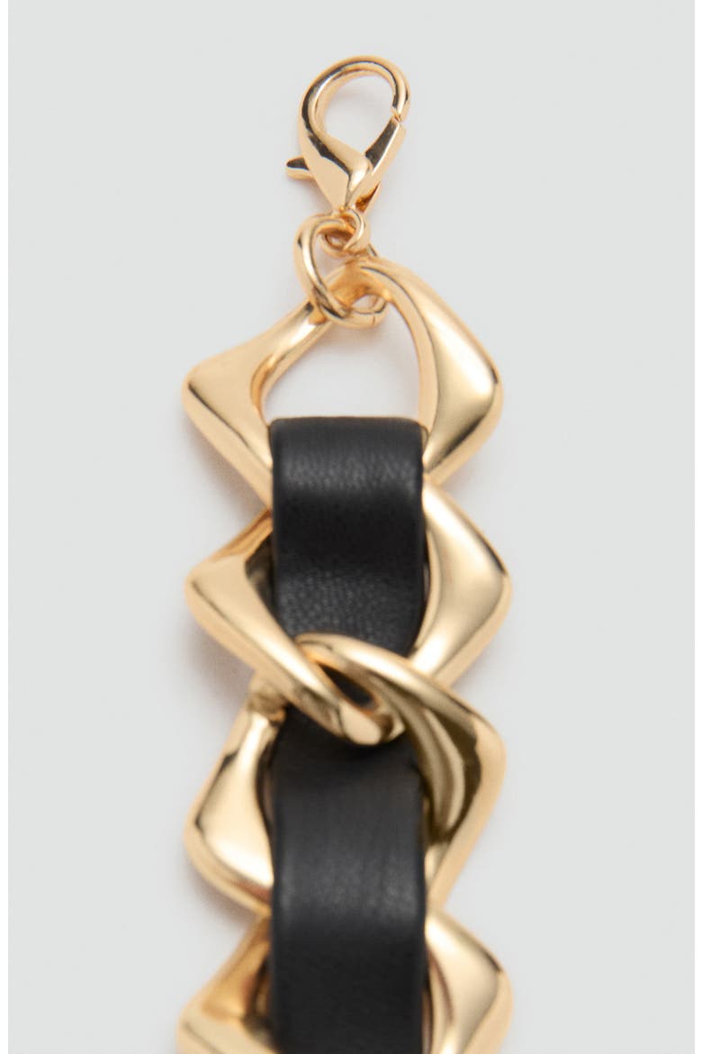 Faux Leather Chain Belt, Alternate, color, GOLD