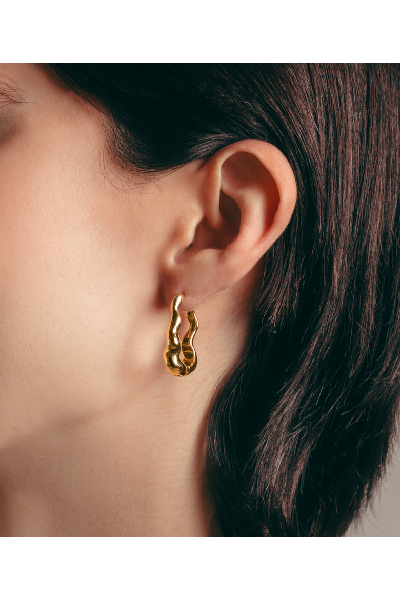 Dazzling Long Earrings, Alternate, color, Gold