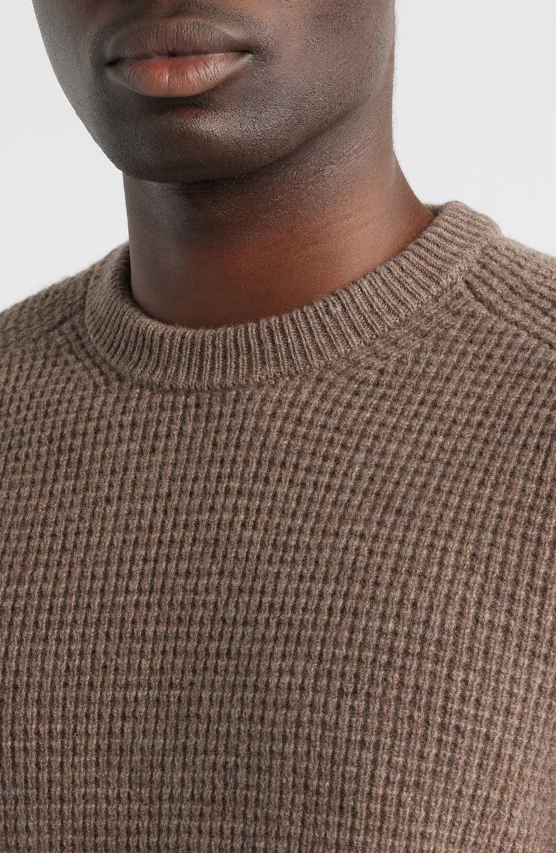 MERZ B SCHWANEN Thermal Wool & Cashmere Sweater, Alternate, color, Grain