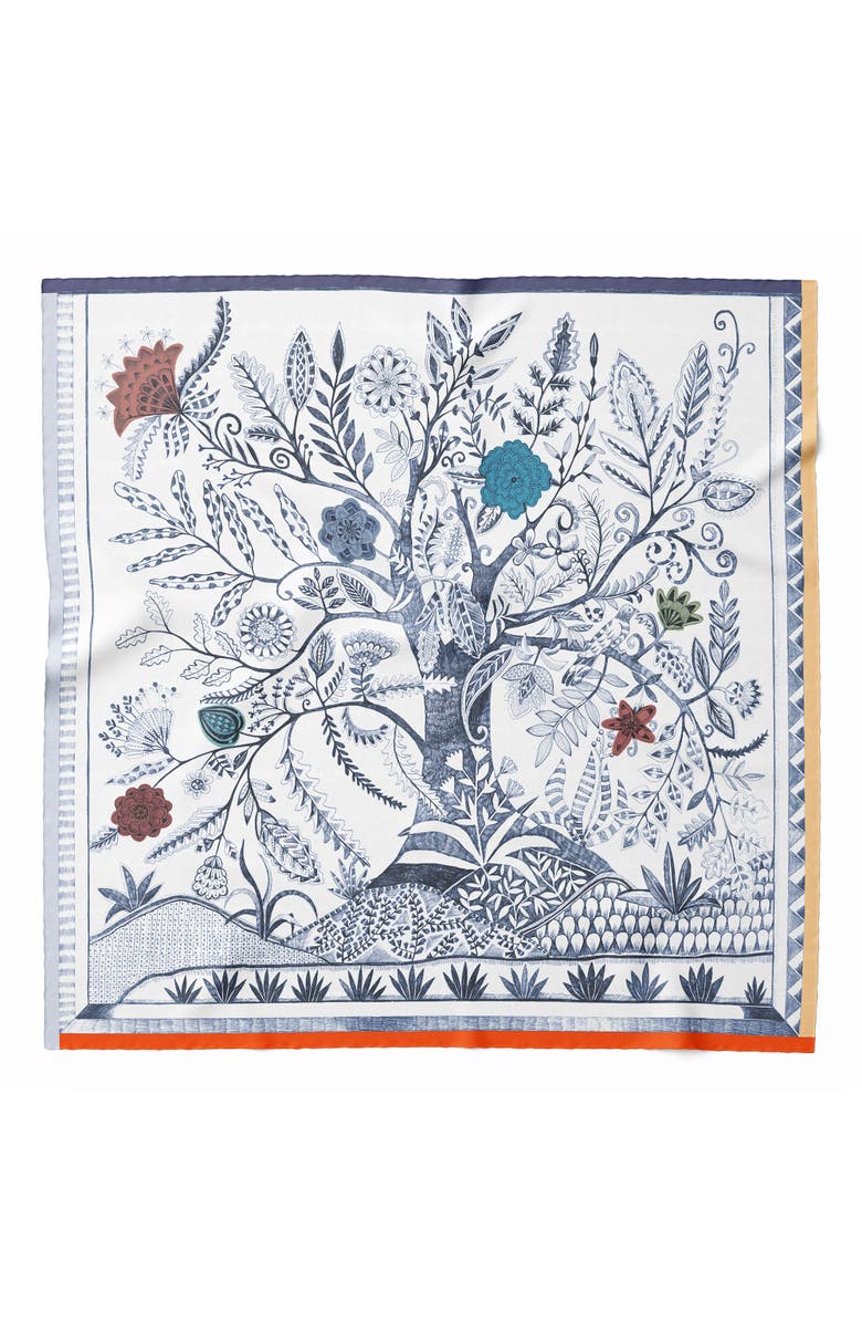 Elizabetta Vita - Linen Blend Scarf Shawl, Alternate, color, Blue