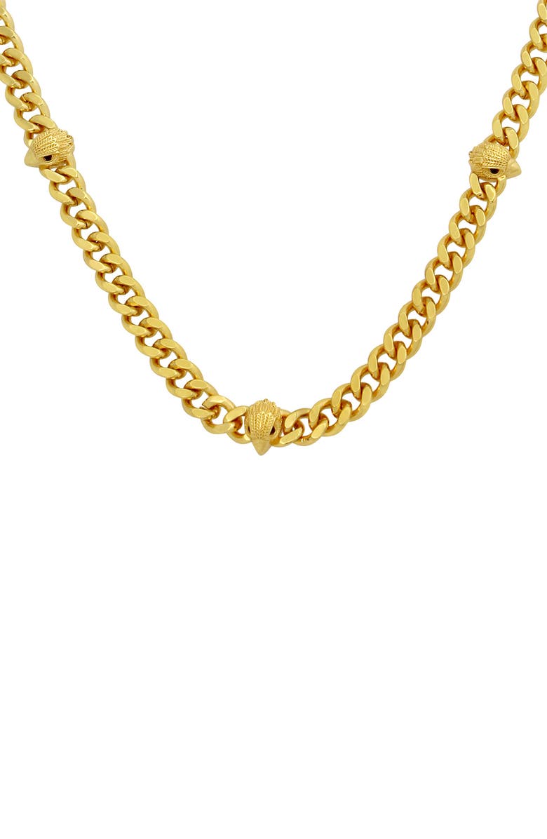Kurt Geiger London Eagle Head Station Necklace, Alternate, color, 