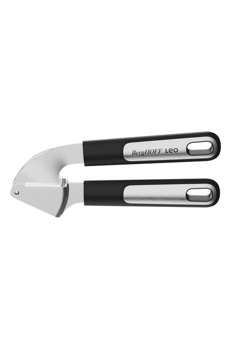 Leo Graphic Garlic Press, Alternate, color, BLACK