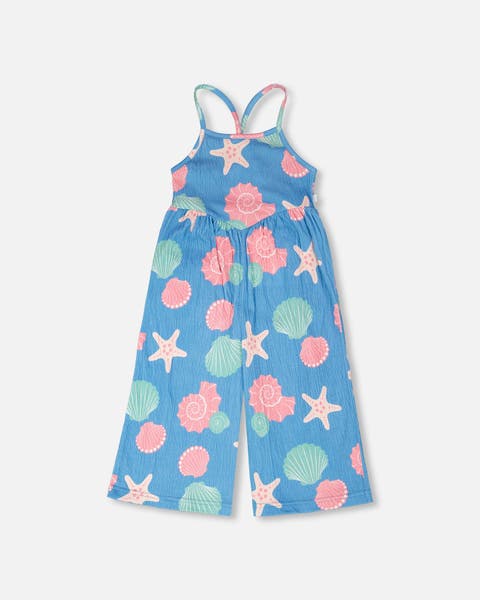 Crinkle Jersey Shell Jumpsuit (Toddler, Little Kid & Big Kid)