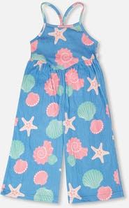 Deux par Deux Crinkle Jersey Shell Jumpsuit