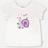 Deux par Deux Organic Cotton Jersey Snail T-Shirt