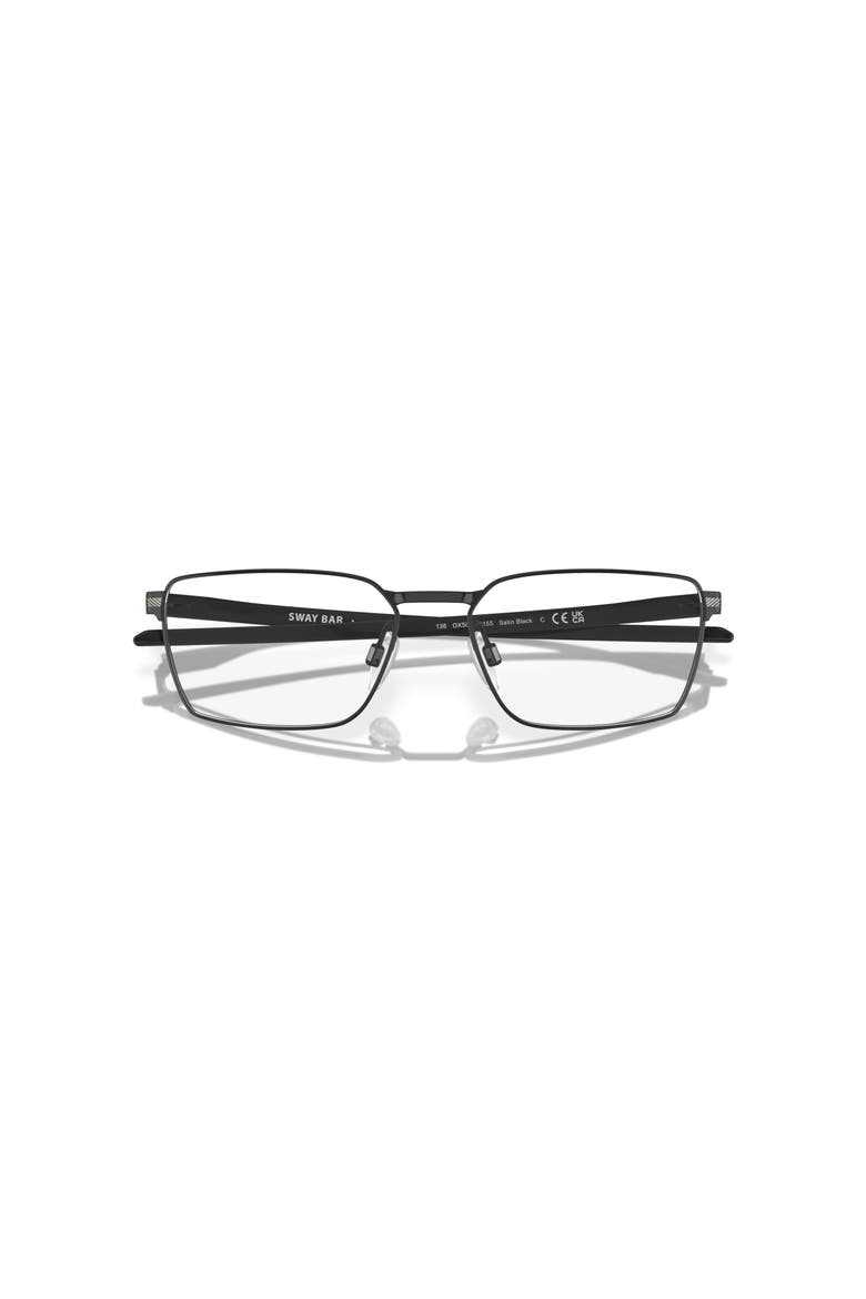 53mm Rectangle optical glasses, Alternate, color, Black