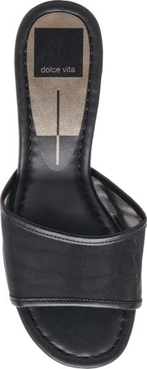 Meeza Kitten Heel Slide Sandal