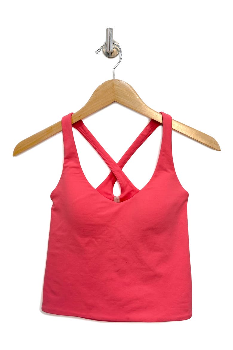 Good Karma Sculpt Tank, Alternate, color, JUST PEACHY