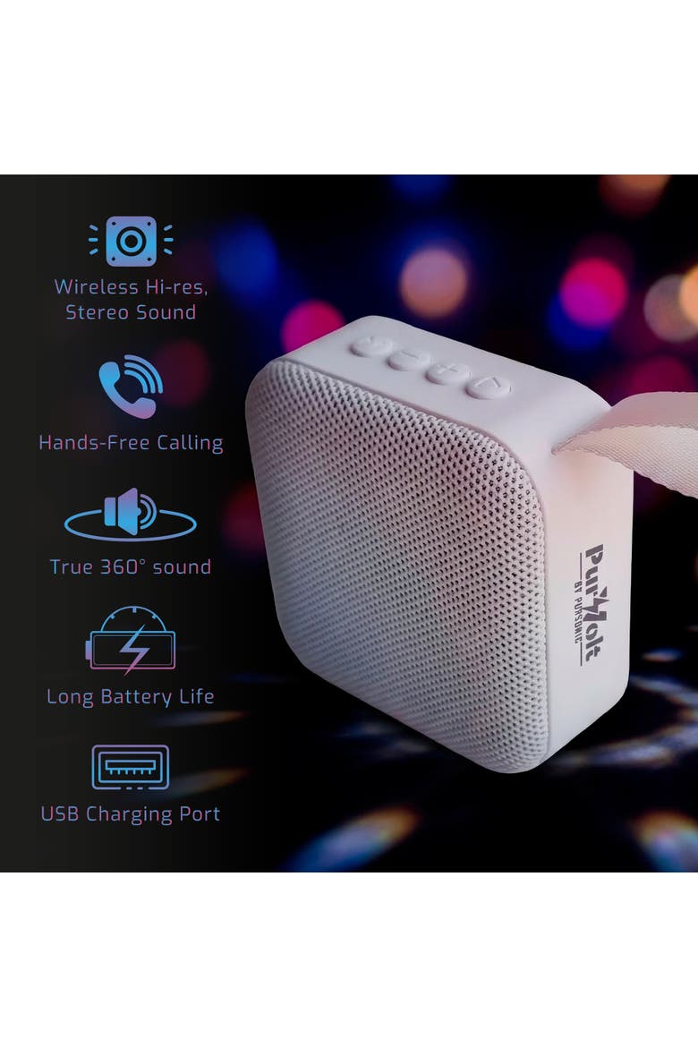 Wireless Speaker - Portable Bluetooth Sound System, Alternate, color, White