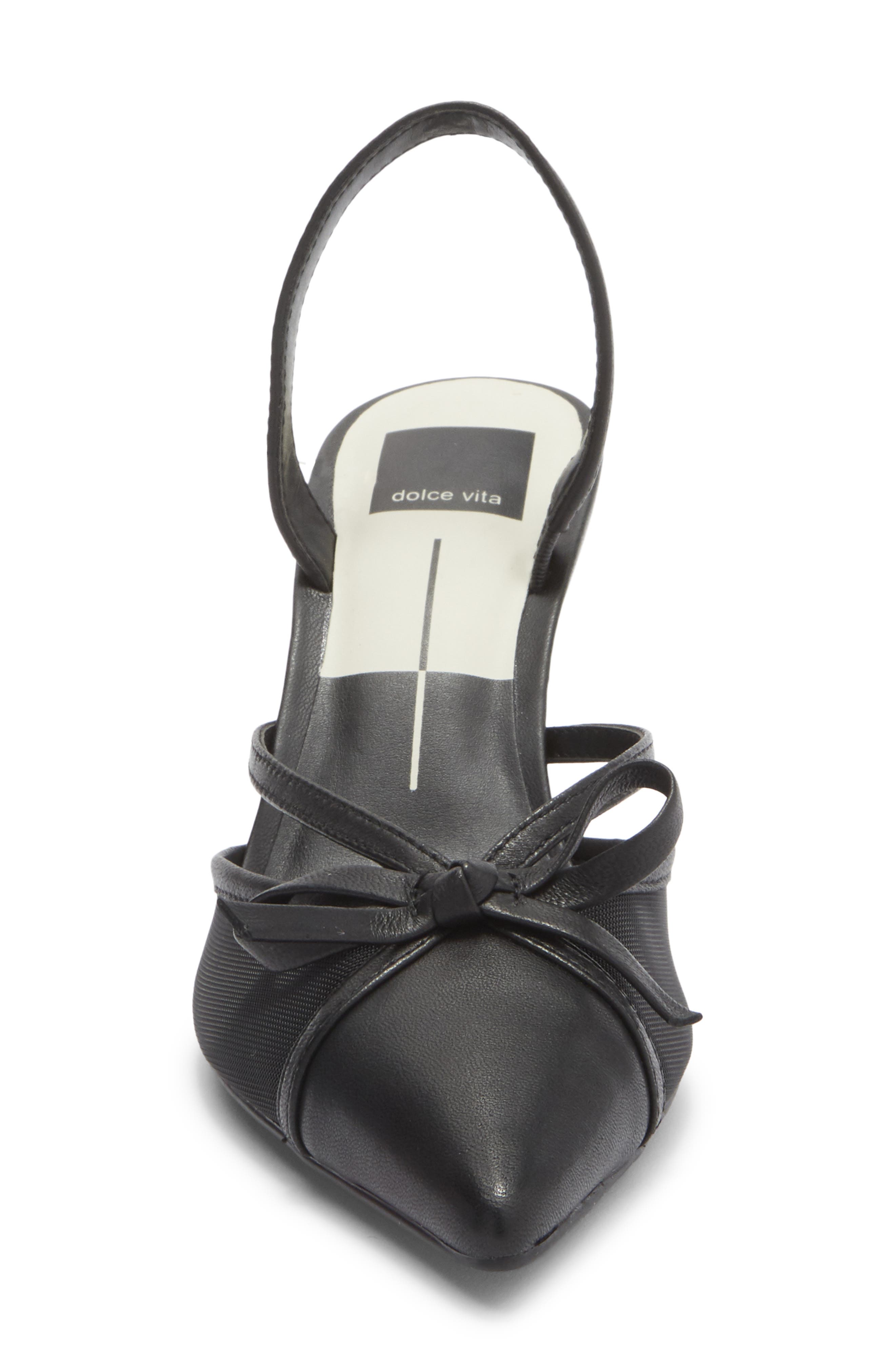 Dolce Vita Karine Slingback Pump, Alternate, color, Black Multi Mesh