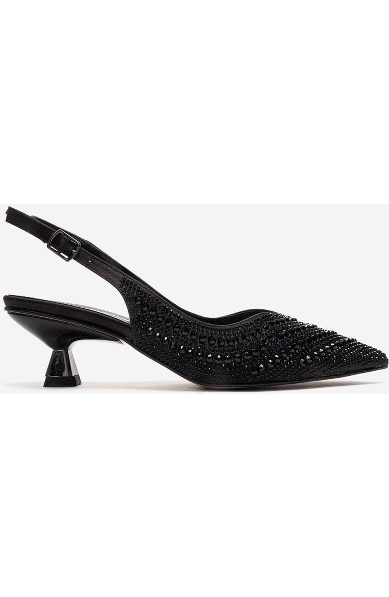 Prologue Shoes Royale Embellished Kitten Heel Pump, Alternate, color, Black