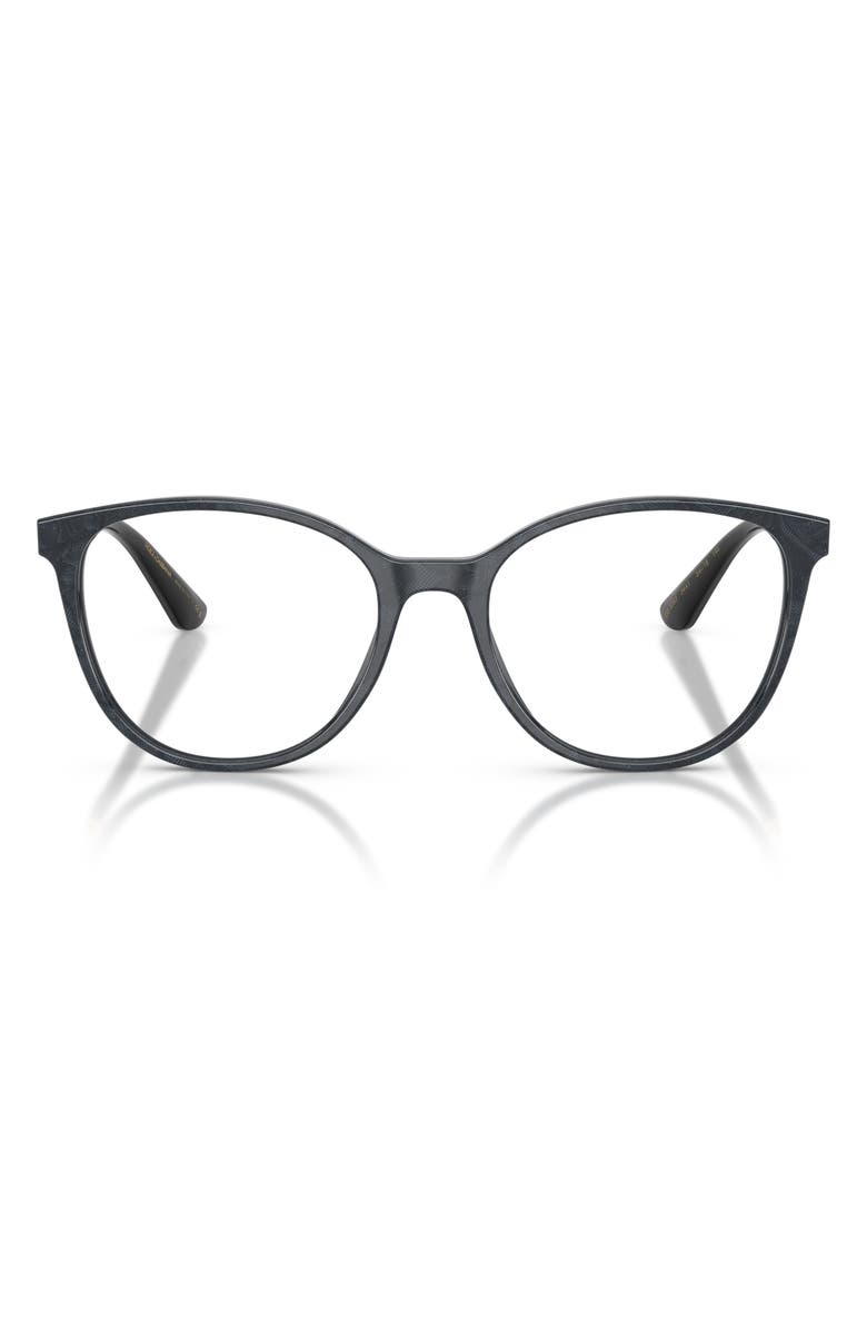 Dolce&Gabbana 54mm Butterfly Optical Glasses, Main, color, Lace Gray