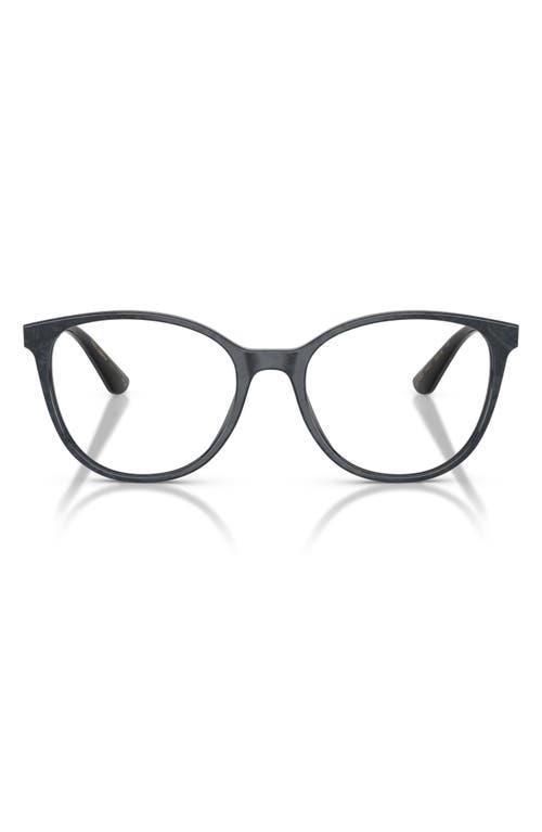 Dolce & Gabbana Dolce&gabbana 54mm Butterfly Optical Glasses In Lace Gray
